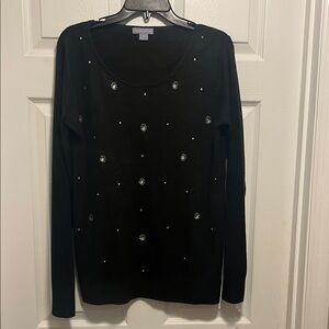 Laura Scott Charcoal Sweater
